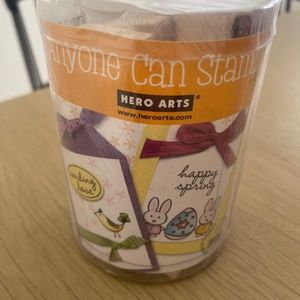 BRAND NEW Paper Source Spring Messages Stamp Set